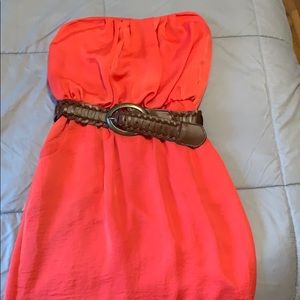 Strapless dress